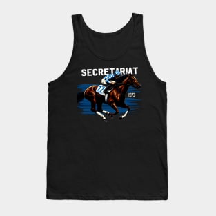 Secretariat 1973 Horse Racing Tank Top
